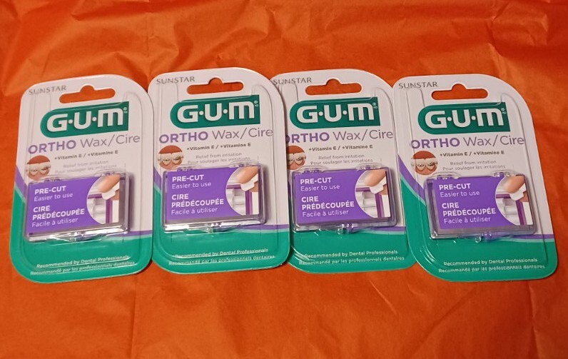 GUM Ortho Wax / Cire Lot of 4 eBay