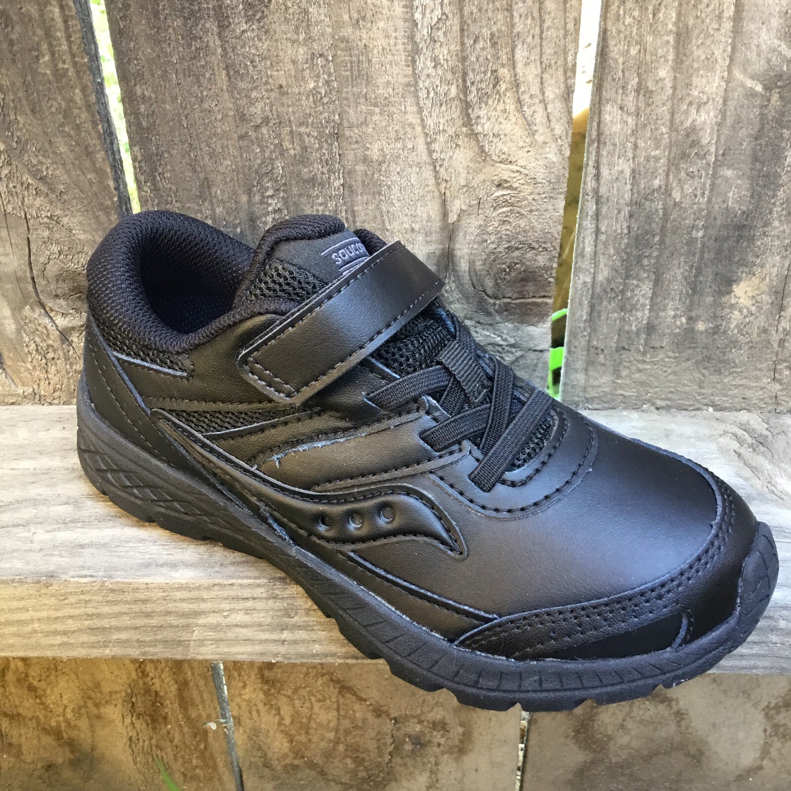 Scarpe da Tennis Saucony Ragazzo Coesione Sneakers Nero foto 5