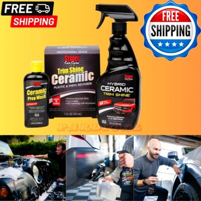 Stoner Car Care 99610 Trim Shine Pro Ceramic Kit Prep and Remove Existing Coatin
