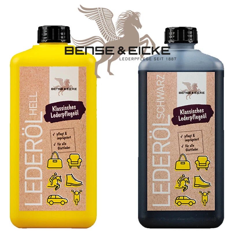 BENSE & EICKE Lederöl B & E 2 x 500 ml Lederpflege im Set Trense Leder neu