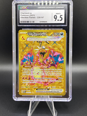 Charizard ex Pokémon (2023) Obsidian Flames- 228/197 (CGC 9.5