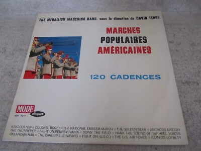 LP Vinyl 33t / American Popular Marches - 120 Cadence. Dir David Terry