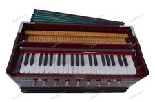 9 Stopper Chudidaar Bellow Harmonium 42Key Two Reed Bass Male harmonium With Bag