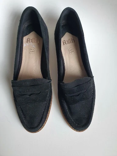 Faith black best sale loafers