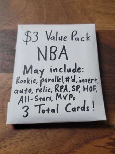 ONLY $3! VALUE PACK NBA BASKETBALL - ROOKIE, AUTOGRAPH, RPA, PSA 10 READ
