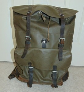 clime rubberized rolltop backpack