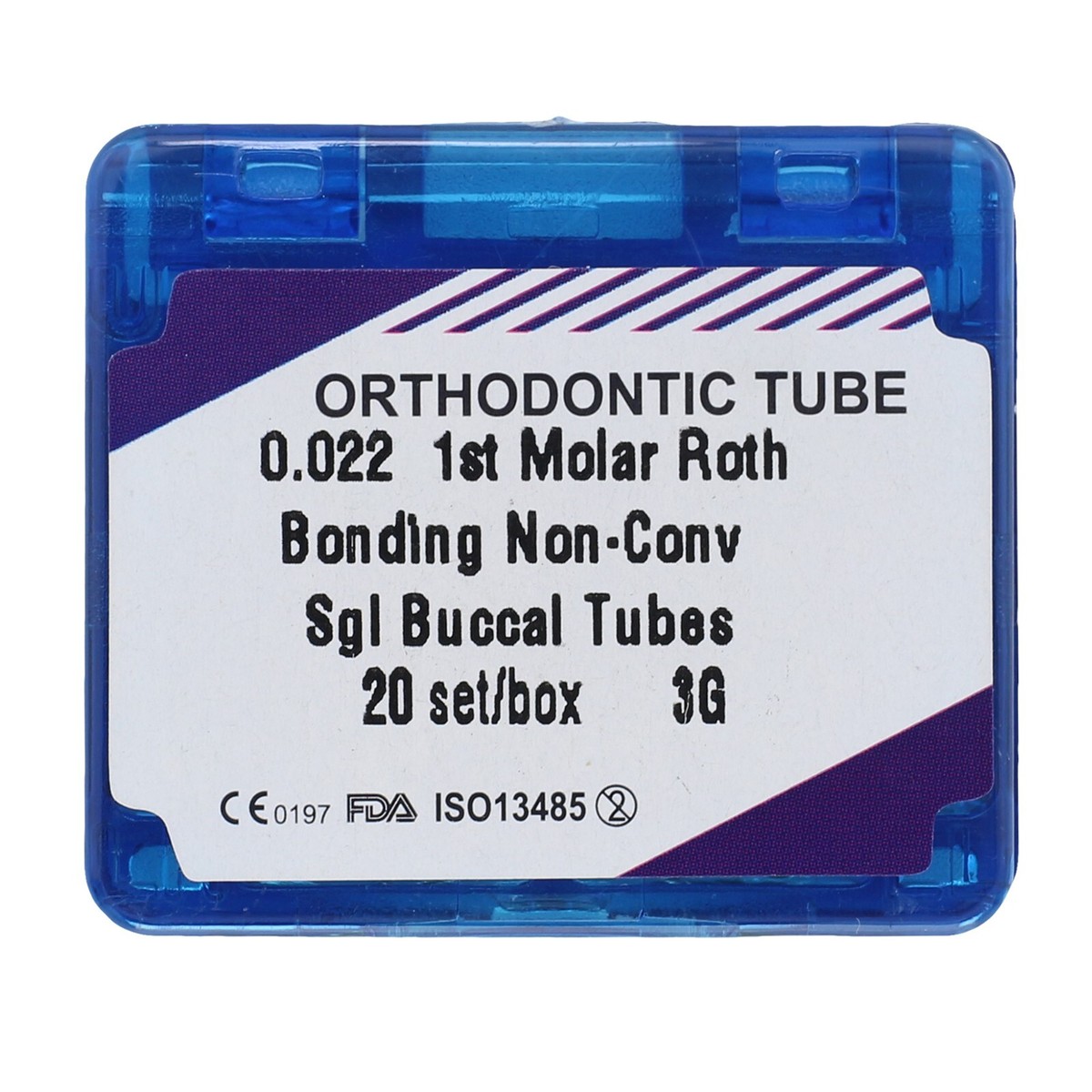 Tubo 25 Mm 80 Tubi Ortodontici Dentali In Metallo - Per 1° E 2° Molare, Sistema MBT Roth .022, Ideali Per Ortodonzia, Marca Lanjing Tubi Per - Foto 2