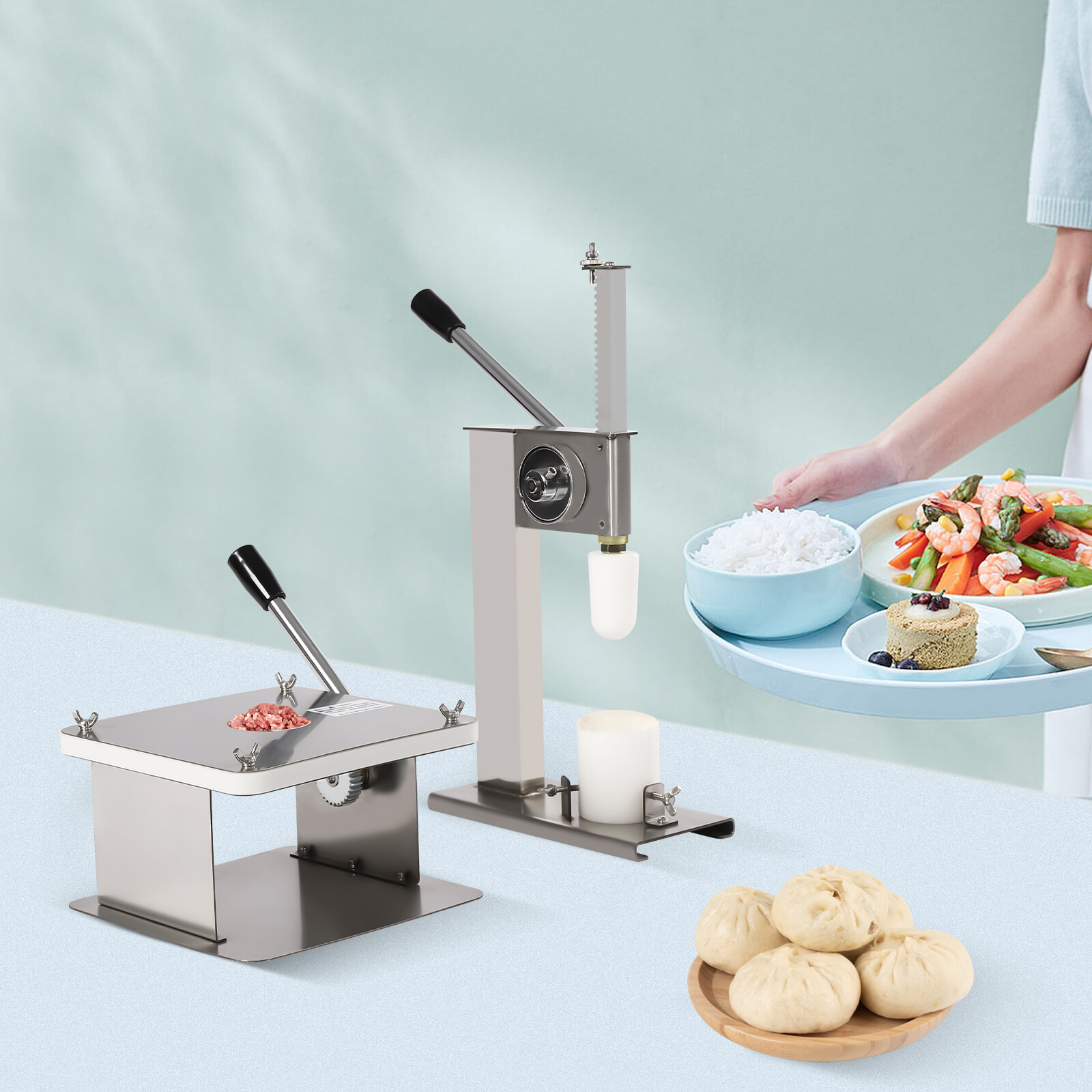 Commercial Dough Press Pressing Machine Stainless Steel Baozi Bun Maker