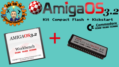 Amiga OS 3.2 Per Amiga A500, A600, A2000 ( Workbench Kickstart ROM 3 - Foto 2