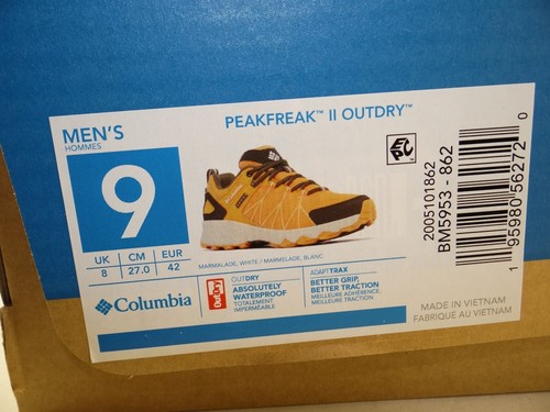 Columbia Peakfreak II Outdry Wanderschuhe Hikingschuhe Sneaker Herren Gr.42 - Bild 9 von 9