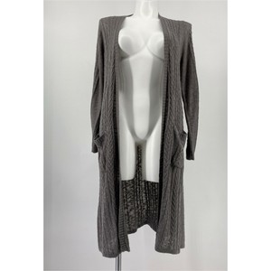 longline cardigan white