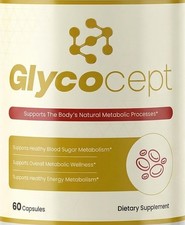 GlycoCept Blood Health Support Dietary Supplement 60 Capsules Natural …