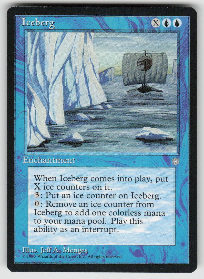 Iceberg Uncommon Ice Age 73 MTG Lightly Played