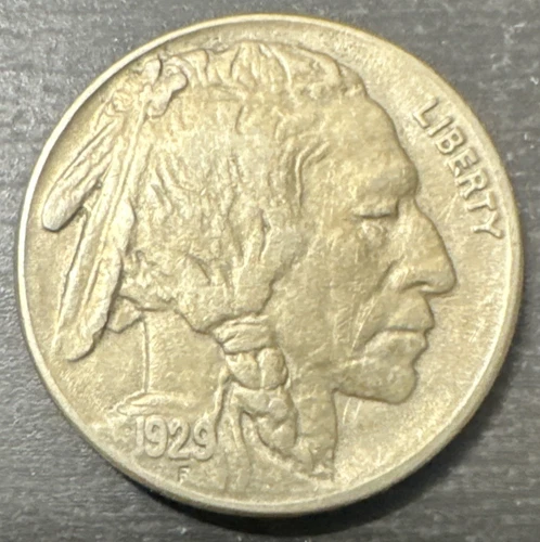 1929-S Buffalo Nickel Extremely Fine XF Coin
