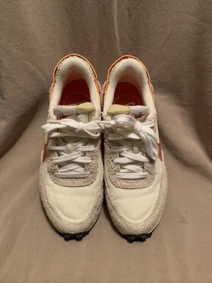 Nike Women s Retro Revival Tan And Orange Sneakers. Size 6
