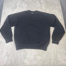 NWOT American Giant Unisex American Vintage Crew Neck Sweatshirt L Washed Black