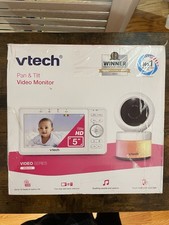    VTech VM5263 Pan  Tilt 5" HD Video Baby Monitor - Open Box, New   