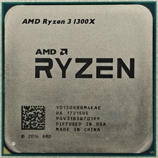 AMD Ryzen 3 1300X R3 1300x 3.5GHz quad-core 8M 65W AM4 CPU processor