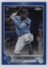 2022 Topps Chrome Blue Refractor 7/150 Vidal Brujan #134 Rookie RC