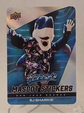 2025-26 Upper Deck MVP SJ Sharkie - San Jose Sharks #MS-21 Mascot Stickers