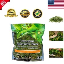 Gal pagos 05213 Terrarium Green Sphagnum Moss, Natural, 4 Quart