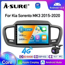 8 Core Apple CarPlay For Kia Sorento 2015-20 Android 14 Car Stereo FM Radio +AHD