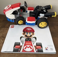 Lego Mario Kart And Standard Cart #72037 - 100% Complete W/ Manual