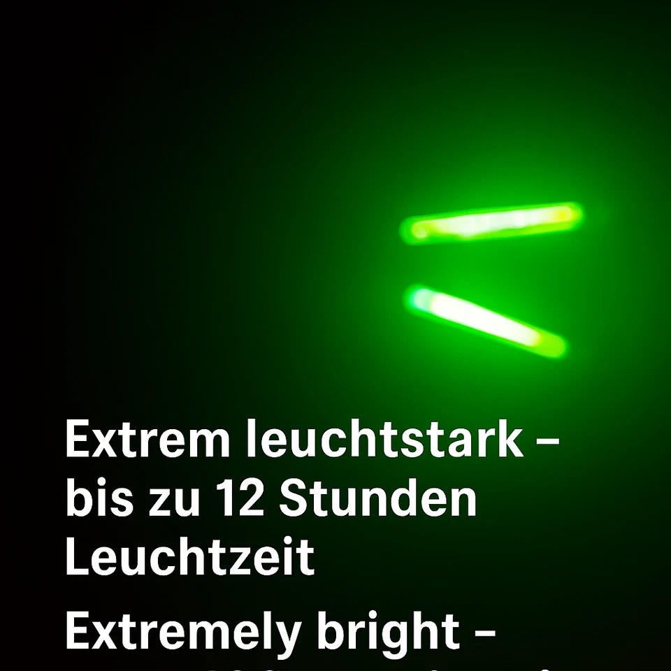 Knicklichter Angelknicklicht extrem Hell  Bissanzeiger 10 Stück 5 Packete - Bild 1 von 4