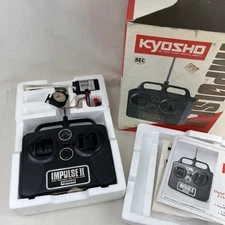 Kyosho Impulse II RC Controller System Transmitter Receiver Servo 75MHz Surface