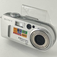 SONY Cyber-shot DSC-P7 Silver 3.2MP 3x Optical Zoom Tested Working From Japan