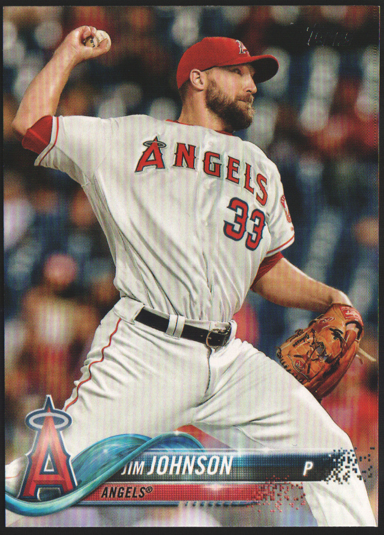 2018 Topps Baseball #520 - Jim Johnson - Los Angeles Angels  18-2123