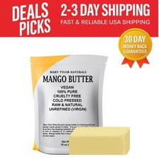 Luxury Mango Butter 1 lb - Fair Trade Natural Beauty Essential for Skin  Hair