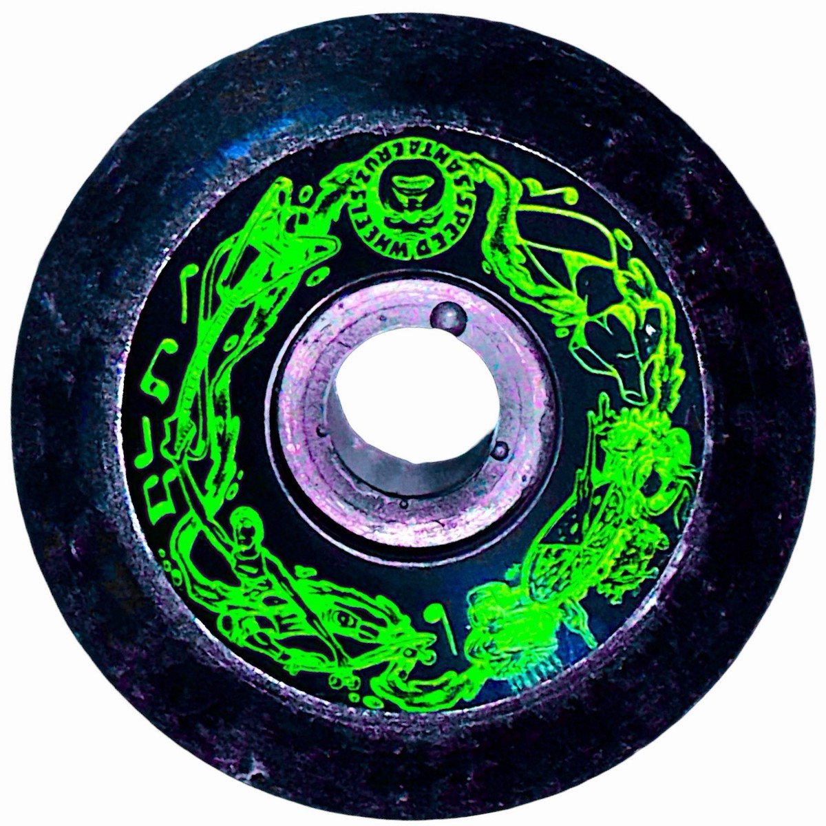 ボーリング　ビンテージ80s slim Vintage 1980's Santa Cruz 2 Slime Balls Big Balls 65mm 95A