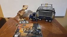 LEGO Jurassic World T-Rex Transport 75933 Complete, No Box, Retired Instructions