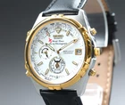 Vintage [N MINT] SEIKO World Timer 6M15-0020 Alarm Chrono Gold QZ Men's Watch JP