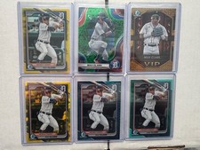 2024 Bowman Chrome Max Clark Yellow Sapphire /75, VIP Gold /50, Yellow /75