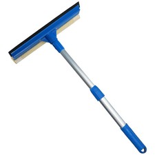 Professional Window Squeegee,2 in 1 Squeegee Window Cleaner with Long Stainle...