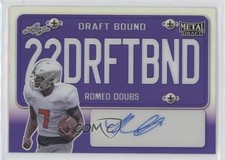 2022 Leaf Metal Draft Bound Purple Prismatic 4/25 Romeo Doubs #DB-RD1 Auto uk2
