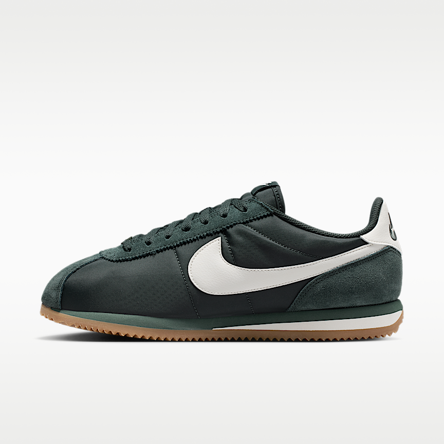Nike Cortez Textile Mens Black Spruce Gum Light Brown Sail HF0263