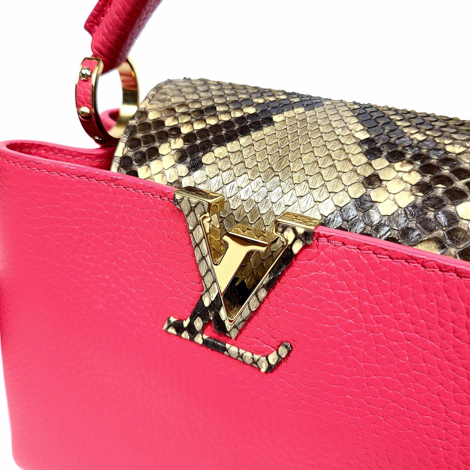Louis Vuitton Capucines BB Top Handle Bag Pink 120628839 image 5