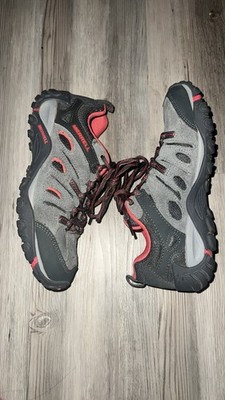 Women s Merrell Crosslander Vent Hiking Walking Shoes Gray Red Sz. 7.5 J343401C