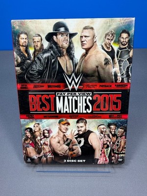 WWE PPV PAY PER VIEW BEST MATCHES 2015 WRESTLING DVD SET NEW SEALED