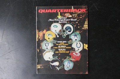 QUARTERBACK January 1974 NFL Helmets Super Bowl Magazine Football