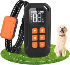 2 in 1 Dog Shock Collar - 985FT Dog Training Collar with Remote for 10-120 lbs
