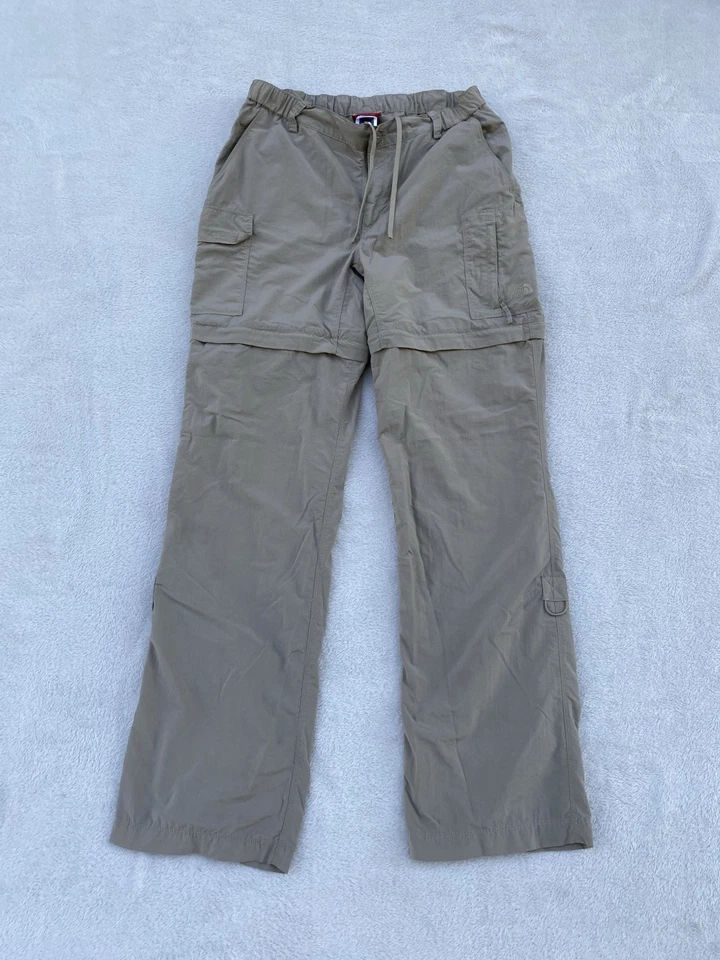 Pantalones convertibles para mujer THE NORTH FACE 100 % nailon exterior senderismo beige talla S Foto 2 de 4