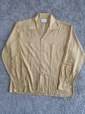 Vintage Towncraft Shirt Men Large Plaid JC Penney 60s Penn Prest