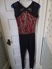 Weissman Red And Gold Dance Costume - Adult Medium