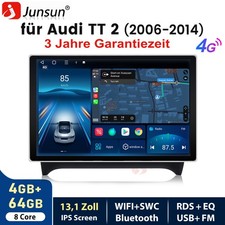 13,1 BOSE Für Audi TT 8J 2006-14 Android Autoradio Carplay SWC NAVI DSP 4G SWC