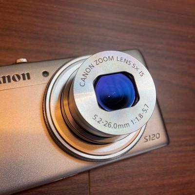 Canon PowerShot S120 12.1MP Digital Camera - Black for sale online