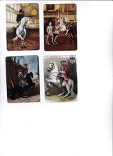 Playing Cards Swap Card  Haute Ecole Dressage 4 Lipizzaner Horses